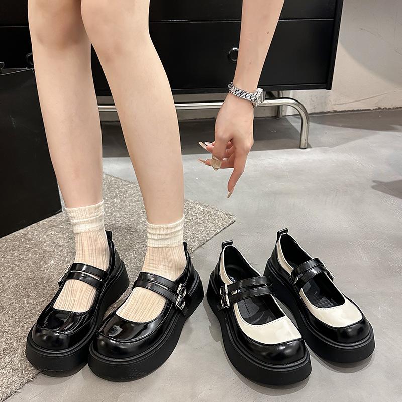 Black college style muffin platform small leather shoes women s 2025 spring and autumn new height-increasing Mary Jane shoes single shoes 40
Black college style muffin platform small leather shoes women s 2025 spring and autumn new height-increasing Mary Jane shoes single shoes 40