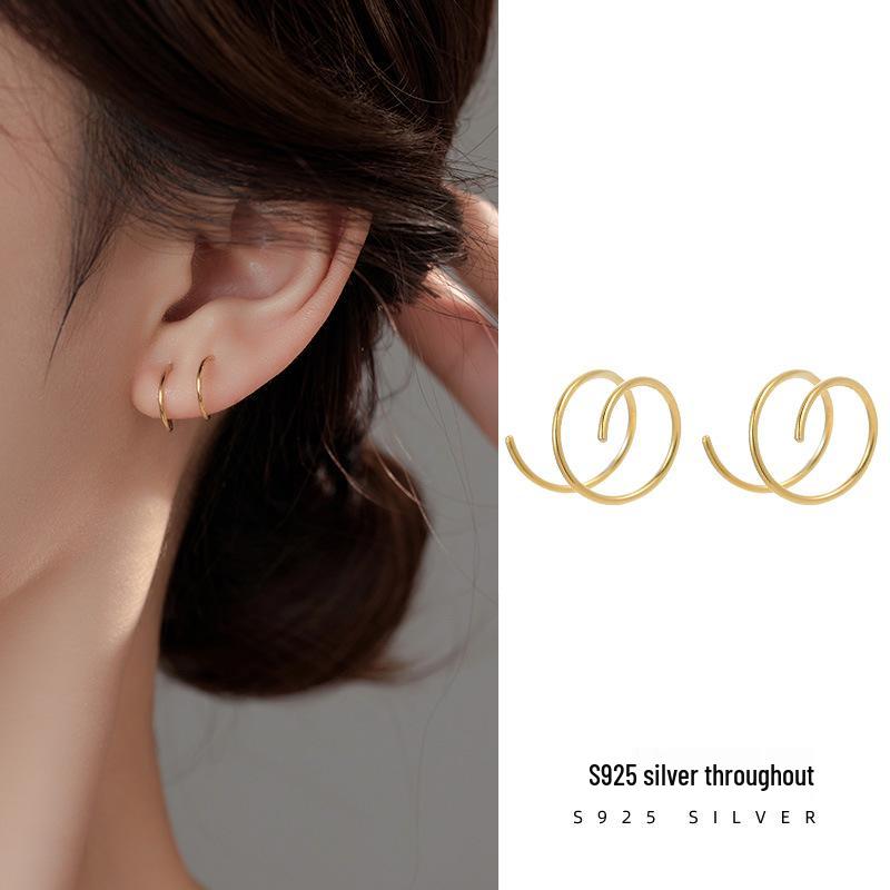 Banyan Tree S925 Silver Handmade Spiral Hoop Earrings for Men & Women - Simple, Versatile Ear Piercings 925 Silver
Banyan Tree S925 Silver Handmade Spiral Hoop Earrings for Men & Women - Simple, Versatile Ear Piercings 925 Silver