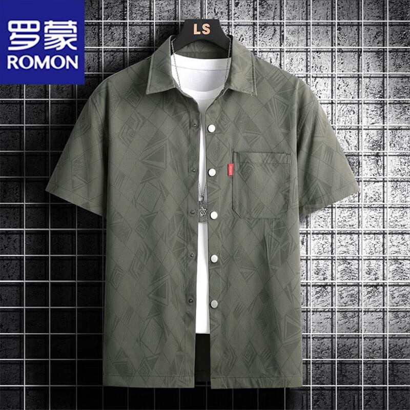 ROMON Men s Summer Quick-Dry Loose Short Sleeve Shirt 6XL
ROMON Men s Summer Quick-Dry Loose Short Sleeve Shirt 6XL