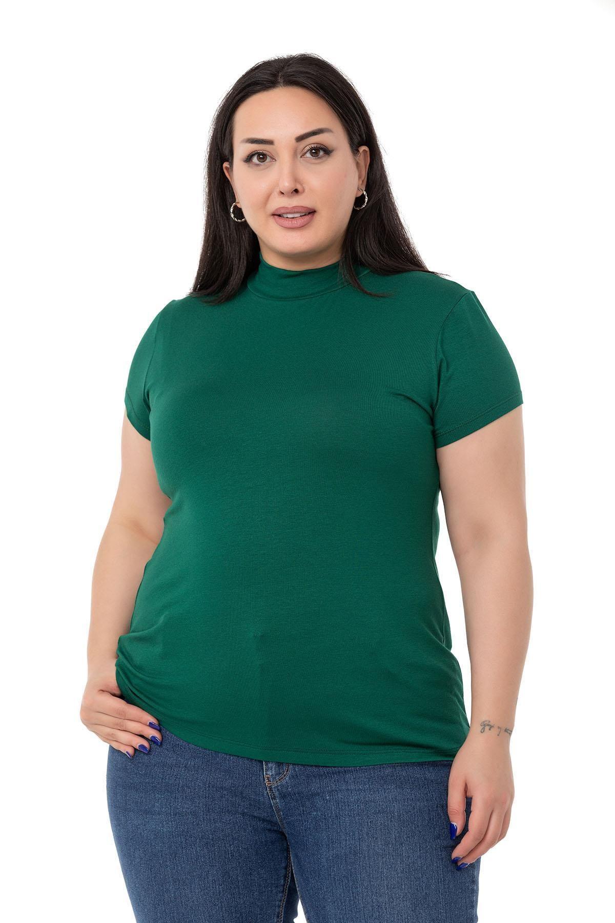 Women s Style Big Size Body Plus Size Half Turtleneck Short Sleeve Viscose Emerald Body 2XL
Women s Style Big Size Body Plus Size Half Turtleneck Short Sleeve Viscose Emerald Body 2XL