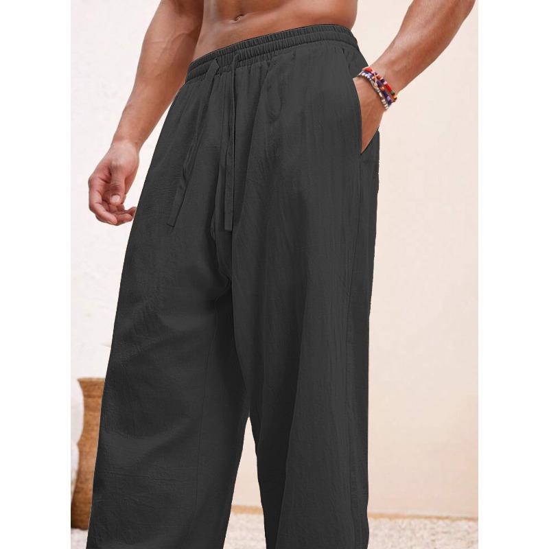 Новые мужские прямые свободные брюки однотонные повседневные на шнуровке с широкими штанинами пляжные брюки XXXL чёрный
Новые мужские прямые свободные брюки однотонные повседневные на шнуровке с широкими штанинами пляжные брюки XXXL чёрный