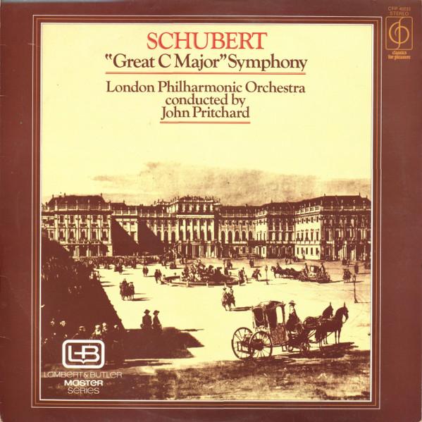 LP Record SCHUBERT LONDON PHILHARMONIC ORCH Great C Major Symphony CFP40233 CLASSICS FOR P UK Classical Used
LP Record SCHUBERT LONDON PHILHARMONIC ORCH Great C Major Symphony CFP40233 CLASSICS FOR P UK Classical Used