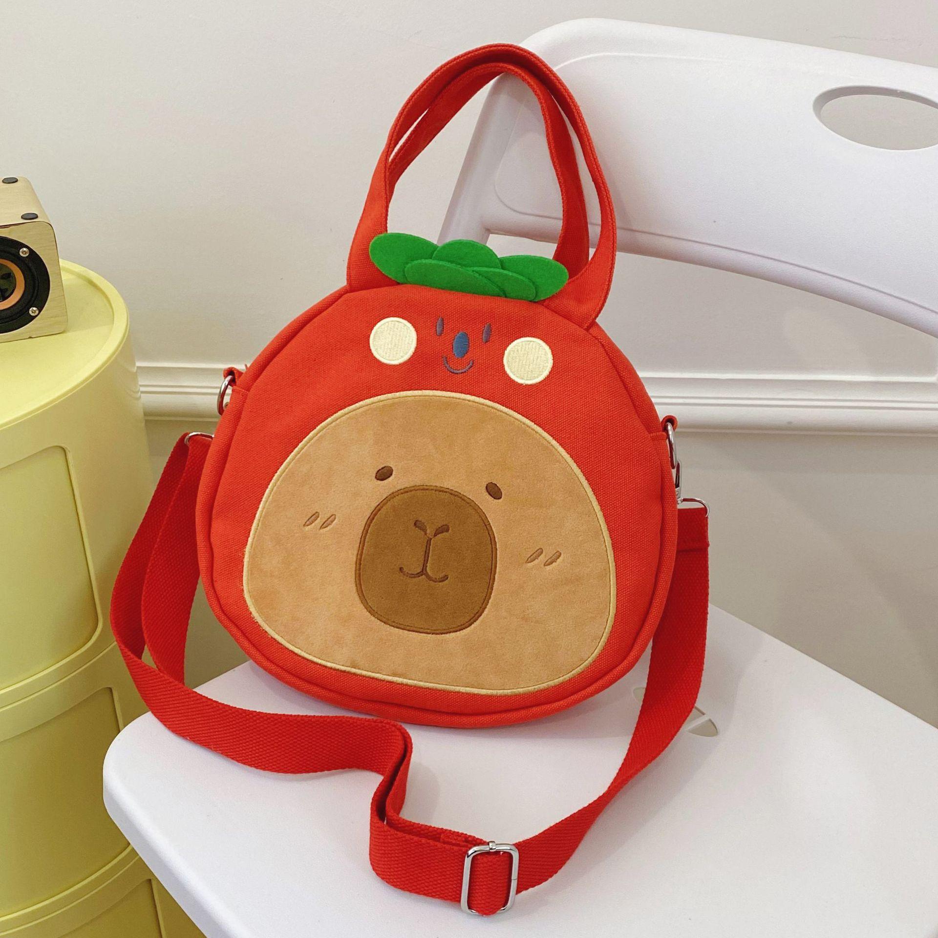New Cartoon Capybara Canvas Handbag Cute Large-capacity Student Fashion Color Collision Casual Crossbody Bag красный
New Cartoon Capybara Canvas Handbag Cute Large-capacity Student Fashion Color Collision Casual Crossbody Bag красный