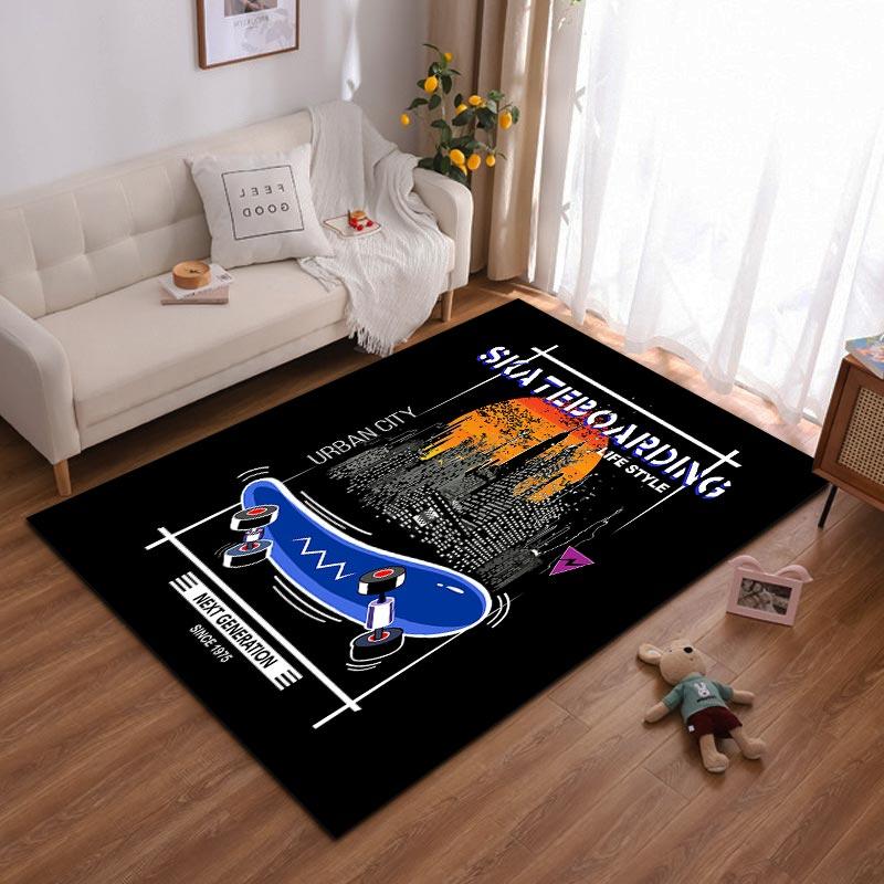 Skateboard Urban City Style Carpet with Skyline Graphic Design Suitable for use as an anti-slip for living room bedroom sofas 40x60cm( 15x23in )
Skateboard Urban City Style Carpet with Skyline Graphic Design Suitable for use as an anti-slip for living room bedroom sofas 40x60cm( 15x23in )