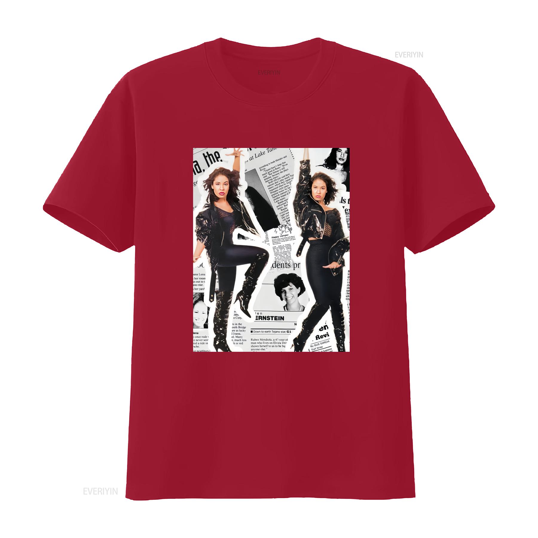 Selena Quintanilla B W Leather Ultra Cotton T Shirt vintage Washed Casual Stylish designer clothes Slightly streetwear S
Selena Quintanilla B W Leather Ultra Cotton T Shirt vintage Washed Casual Stylish designer clothes Slightly streetwear S