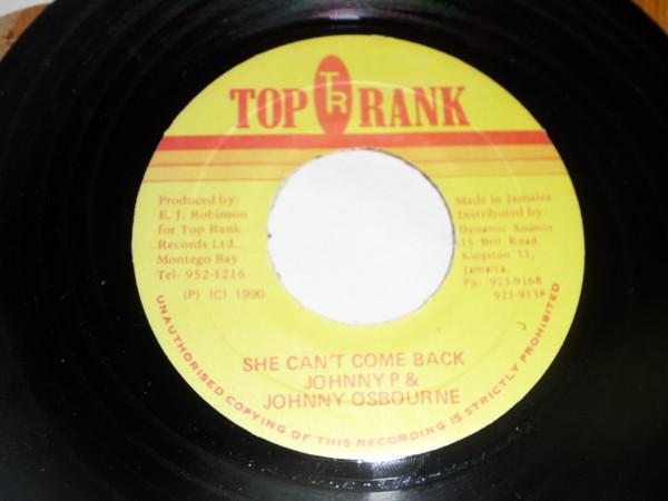 7inch Record JOHNNY OSBOURNE & JOHNNY P - She Can t Come Back NONE Top Rank 1990 Jamaica Reggae, Ska & Dub Used
7inch Record JOHNNY OSBOURNE & JOHNNY P - She Can t Come Back NONE Top Rank 1990 Jamaica Reggae, Ska & Dub Used