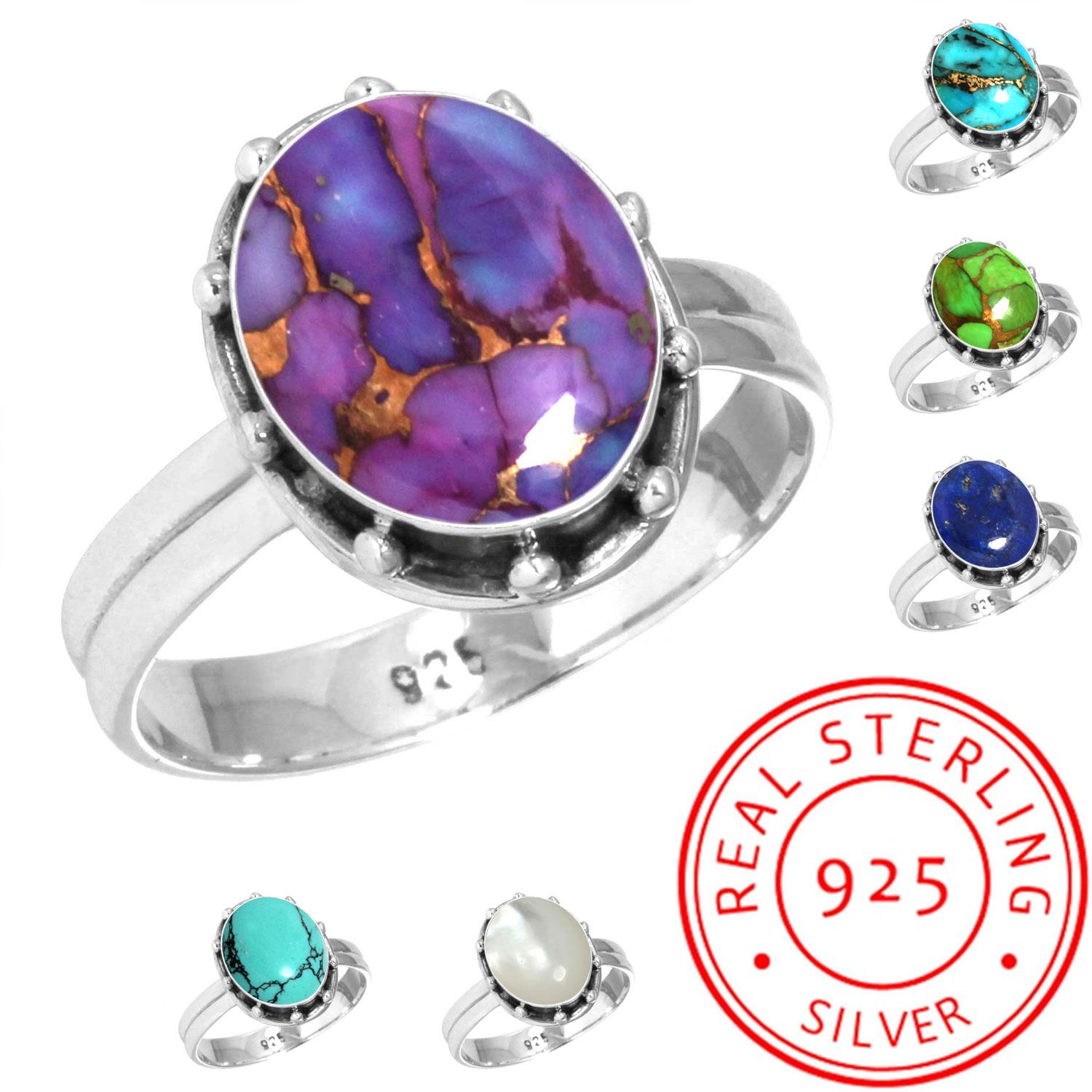 925 Sterling Silver Ring Women Gemstone Handmade Jewelry New Year Gift Blue Green Purple Copper Turquoise Pearl Lapis Mother Of Pearl Solitaire 12 мать жемчужного
925 Sterling Silver Ring Women Gemstone Handmade Jewelry New Year Gift Blue Green Purple Copper Turquoise Pearl Lapis Mother Of Pearl Solitaire 12 мать жемчужного