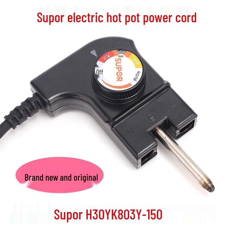 Electric Cooker Temperature Control Power Cord and Socket
Electric Cooker Temperature Control Power Cord and Socket