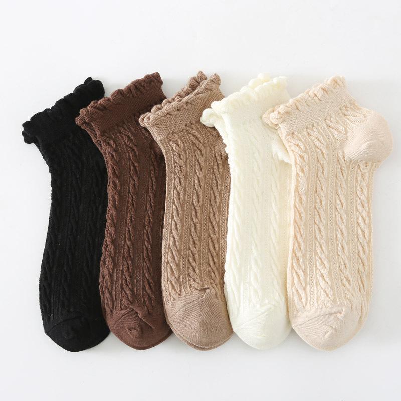 5/10 пар удобных повседневных и универсальных носков для весны и лета: Повседневные женские короткие носки Милые сетчатые кружевные дышащие короткие носки с низкой посадкой 5 Pairs
5/10 пар удобных повседневных и универсальных носков для весны и лета: Повседневные женские короткие носки Милые сетчатые кружевные дышащие короткие носки с низкой посадкой 5 Pairs