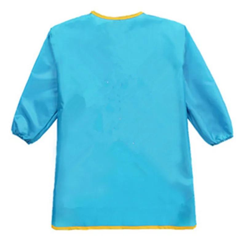 Children Long Sleeve Waterproof Apron for Kid School Art Craft Painting Kitchen Cook Baby Boy Girl Feeding Eat Smock DIY Drawing L for 130-150cm небо синє кольору
Children Long Sleeve Waterproof Apron for Kid School Art Craft Painting Kitchen Cook Baby Boy Girl Feeding Eat Smock DIY Drawing L for 130-150cm небо синє кольору
