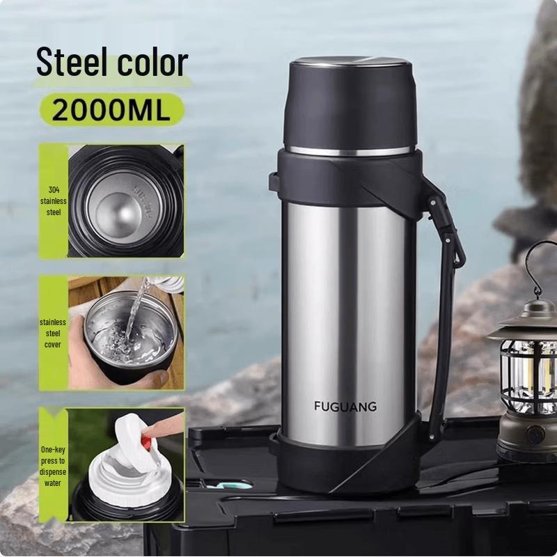 FUGUANG FGZ2379 Qianxingzhe 2L Vacuum Insulated Travel Flask
FUGUANG FGZ2379 Qianxingzhe 2L Vacuum Insulated Travel Flask