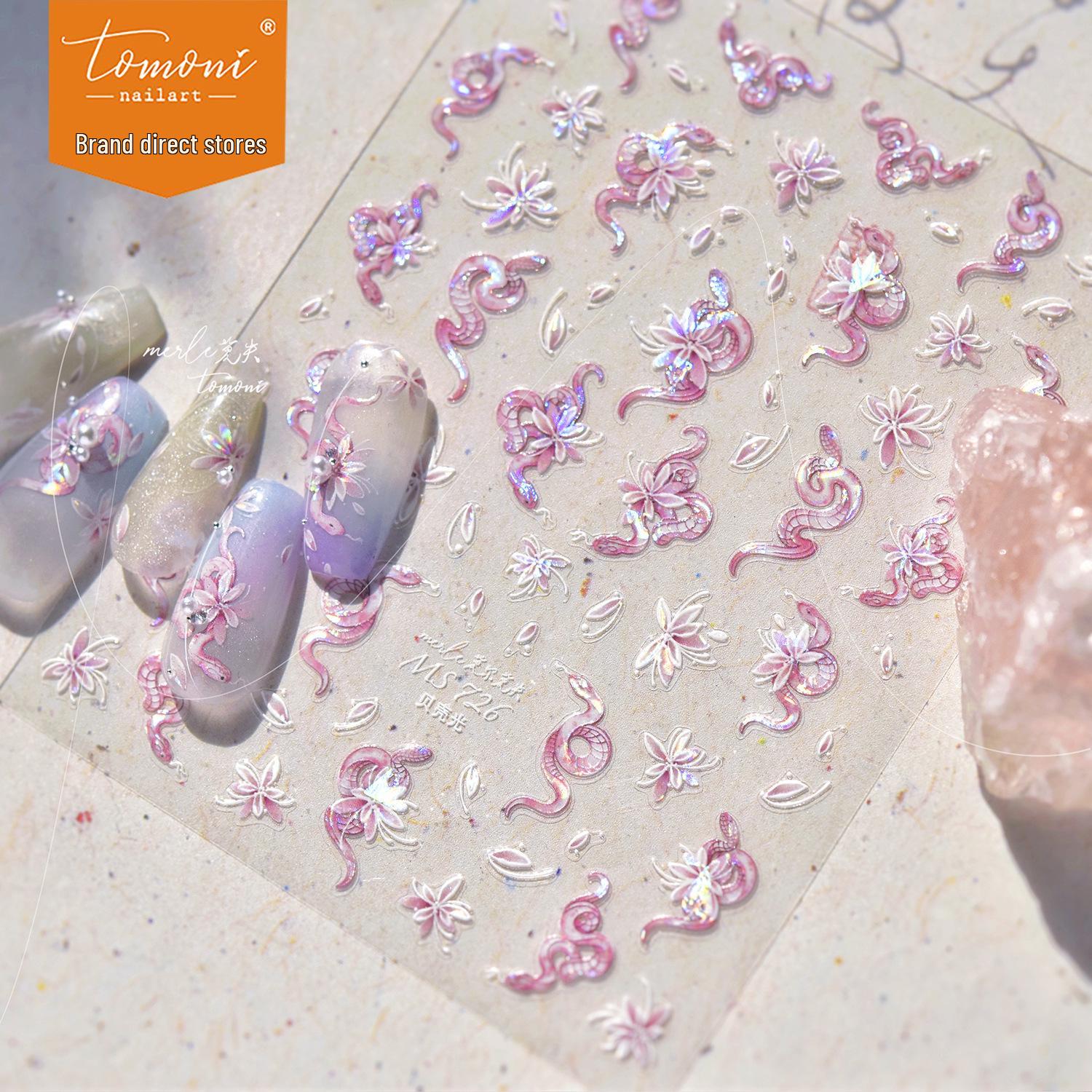 Tomoni Shell Light Nail Stickers - Hot Collab with Snake Decals for Nails & Phones
Tomoni Shell Light Nail Stickers - Hot Collab with Snake Decals for Nails & Phones