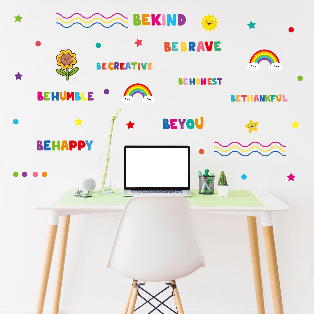 Colorful inspirational wall stickers letters slogan children s room kindergarten decoration cartoon pvc self-adhesive letters wall stickers
Colorful inspirational wall stickers letters slogan children s room kindergarten decoration cartoon pvc self-adhesive letters wall stickers