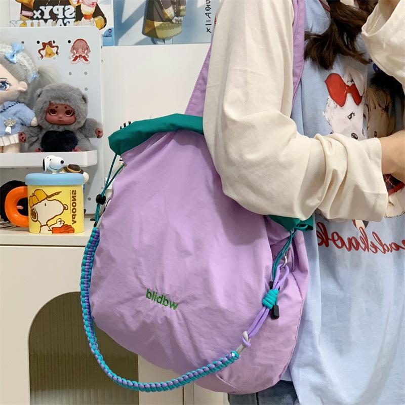 Waterproof And Lightweight Oblique Span Bag, Summer Ice Cream Color Matching Bundle Mouth Drawstring, Dopamine Portable Single Room Bag naked bag фиолетовый
Waterproof And Lightweight Oblique Span Bag, Summer Ice Cream Color Matching Bundle Mouth Drawstring, Dopamine Portable Single Room Bag naked bag фиолетовый