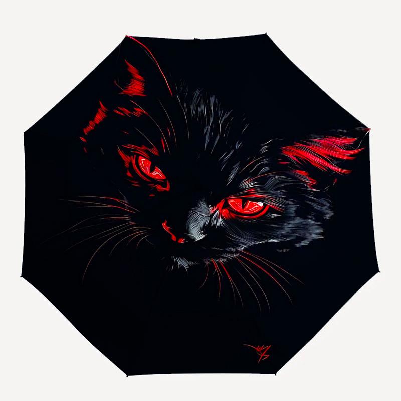 1pc Black CatOpen/Close Umbrella-Windproof, Compact Travel Umbrella, Sturdy 8-Rib Shaft, Outdoor Accessory1194
1pc Black CatOpen/Close Umbrella-Windproof, Compact Travel Umbrella, Sturdy 8-Rib Shaft, Outdoor Accessory1194