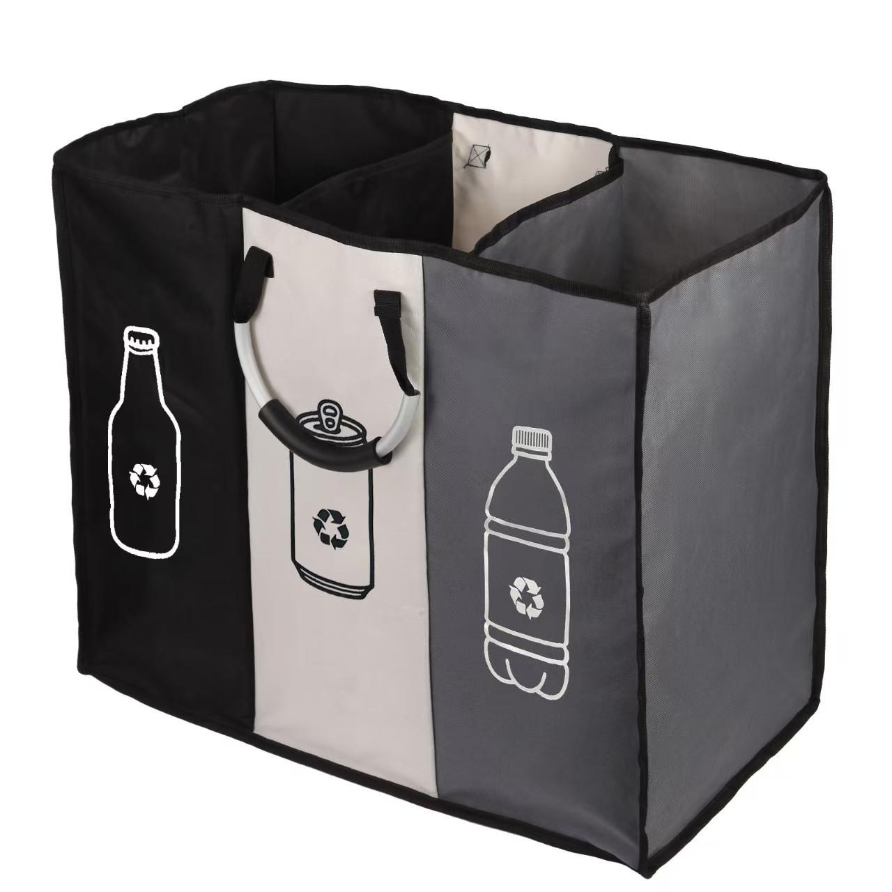 Deposit Bottle Collector Bins with 3 Compartments Recycling Bins Odor-Resistant Recycle Bin Indoor Bottle Hamper for Hom
Deposit Bottle Collector Bins with 3 Compartments Recycling Bins Odor-Resistant Recycle Bin Indoor Bottle Hamper for Hom
