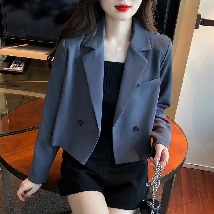 Petite Women s College Style Jacket – Spring & Autumn Trendy Blazer Large сірий колір
Petite Women s College Style Jacket – Spring & Autumn Trendy Blazer Large сірий колір