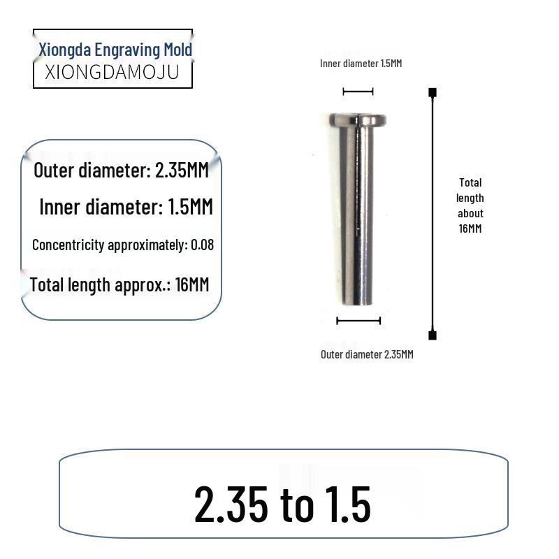 Перехідна головка патрона для стоматологічного наконечника: 204 Електронний гравірувальний адаптер 3.0 на 2.35 Гільза
Перехідна головка патрона для стоматологічного наконечника: 204 Електронний гравірувальний адаптер 3.0 на 2.35 Гільза