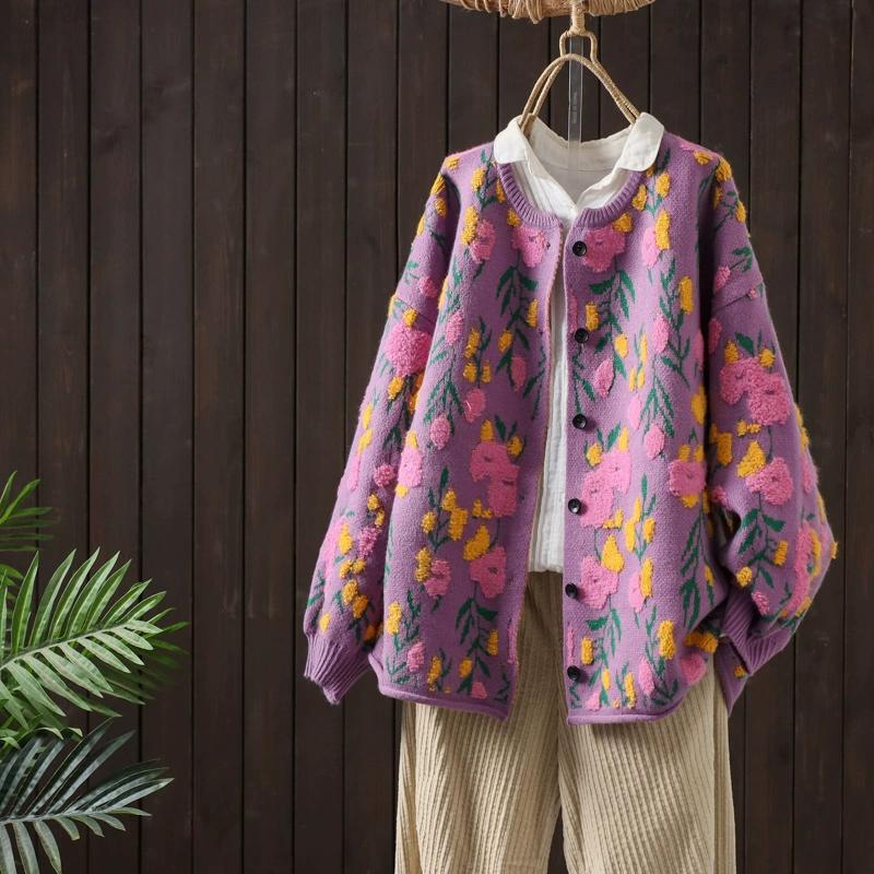 DIMANAF 2025 Цветочные свитера Кардиган Осень Женские с принтом С круглым вырезом Свитера Вязаные Свободные Черный свитер one size розовый
DIMANAF 2025 Цветочные свитера Кардиган Осень Женские с принтом С круглым вырезом Свитера Вязаные Свободные Черный свитер one size розовый