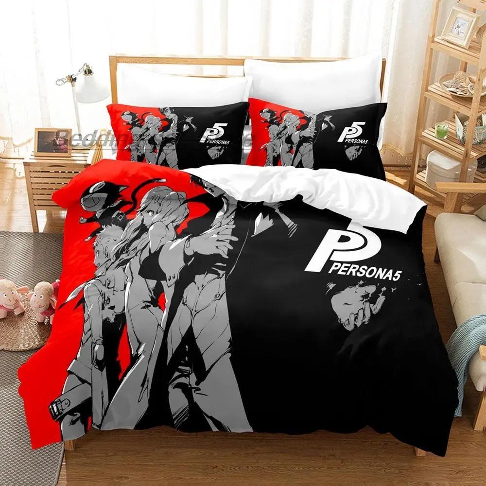 Persona 5 Bedding Set Single Twin Full Queen King Size Bed Set Aldult Kid Bedroom Duvetcover Sets 3D Print Anime bed sheet set 70x133cm 2pcs
Persona 5 Bedding Set Single Twin Full Queen King Size Bed Set Aldult Kid Bedroom Duvetcover Sets 3D Print Anime bed sheet set 70x133cm 2pcs