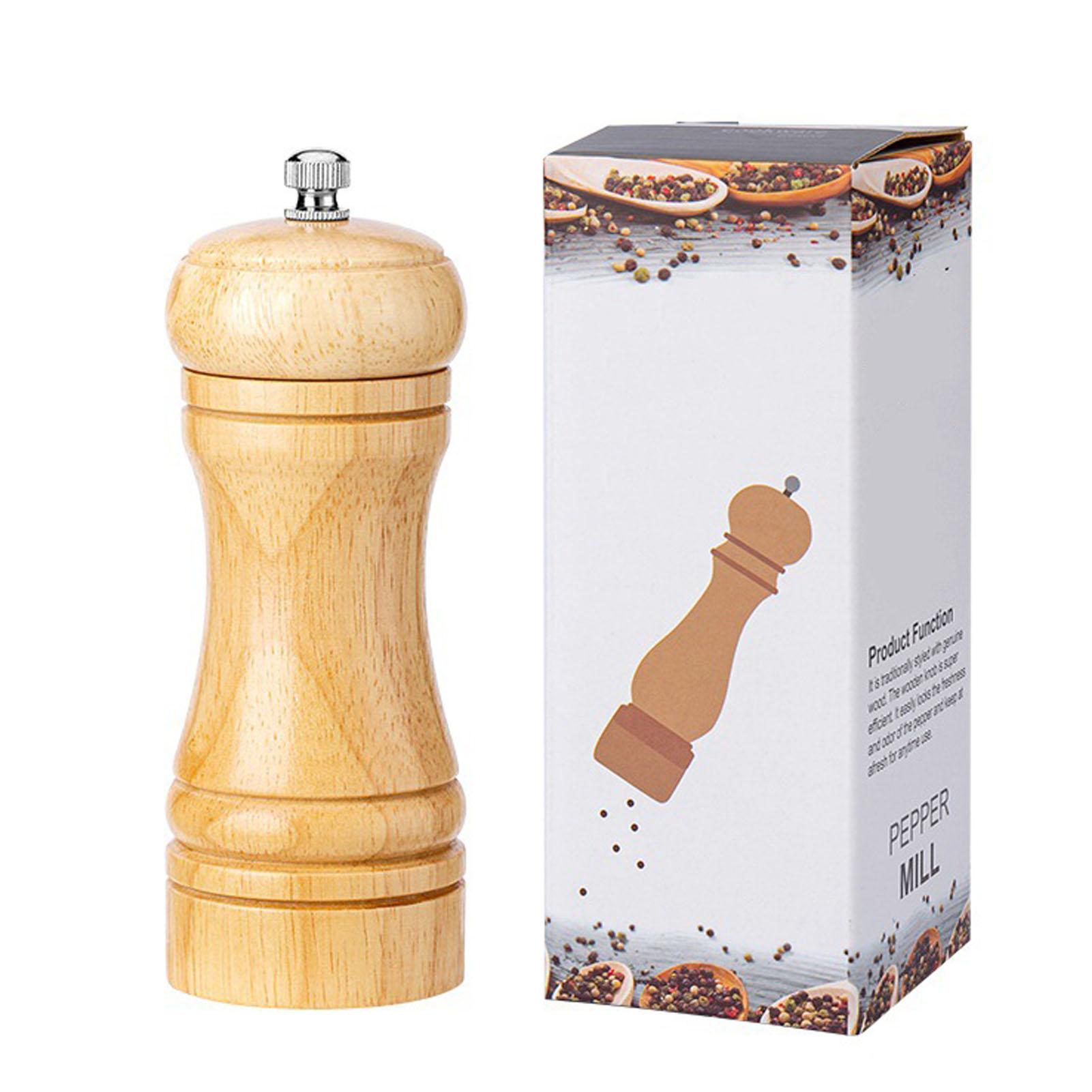 Wooden Pepper Grinder Adjustable Coarseness Durable Comfortable Manual Pepper Mills Shakers for
Wooden Pepper Grinder Adjustable Coarseness Durable Comfortable Manual Pepper Mills Shakers for