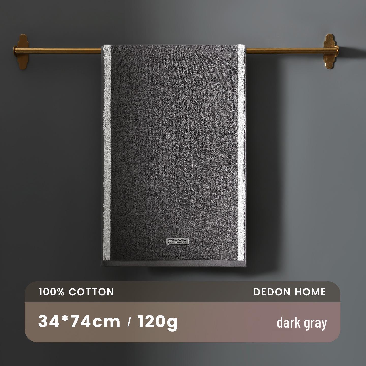 2025 New Style 7A Antibacterial Pure Cotton Lint-Free Absorbent Face Towel for Men, Women, Couples 34x74 cm темно-сірий
2025 New Style 7A Antibacterial Pure Cotton Lint-Free Absorbent Face Towel for Men, Women, Couples 34x74 cm темно-сірий
