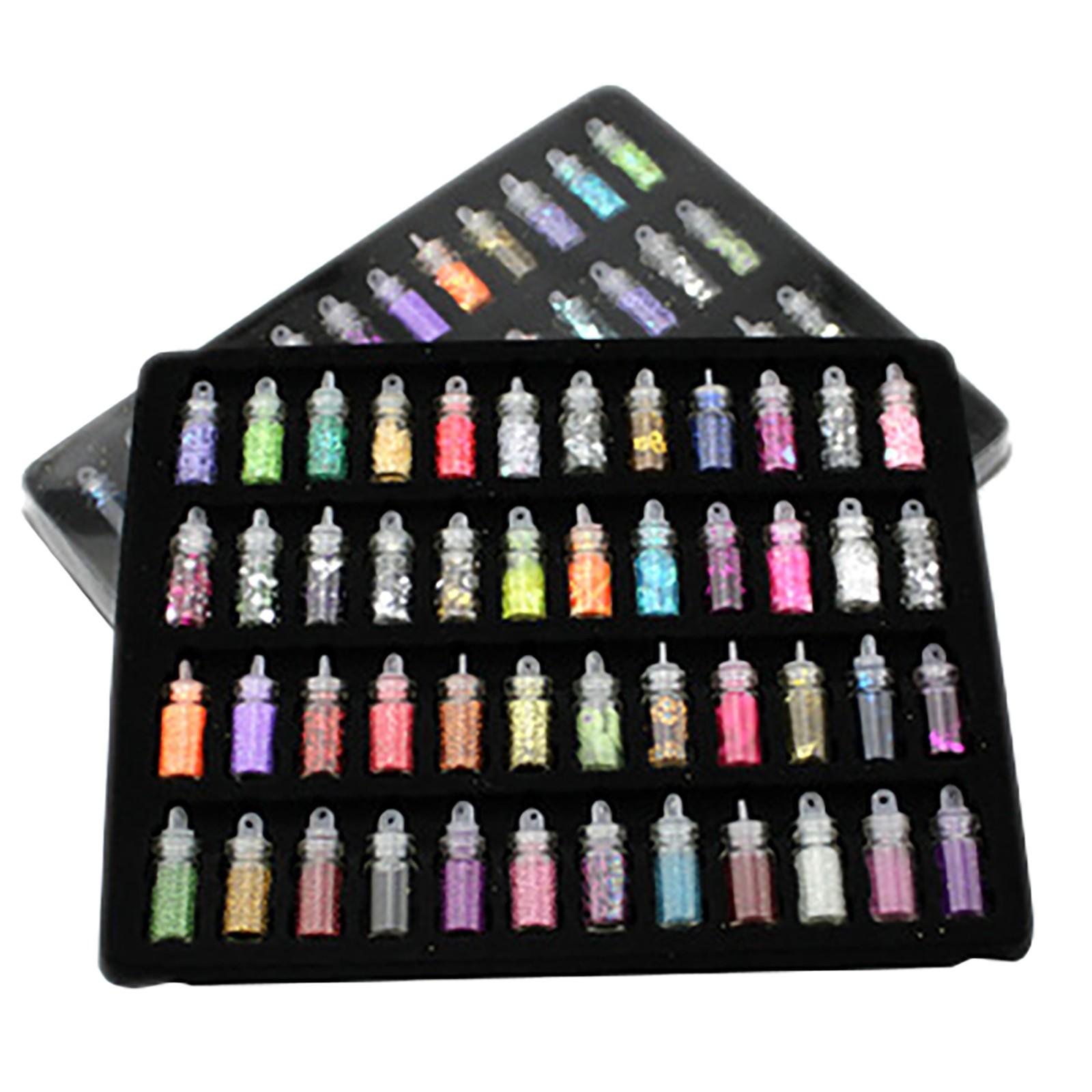 48 Styles 3D Nail Sequins Cosmetic Glitter For Eyeshadow Makeup Art Body Decoration S^parkle GlitterSequins For Christmas One Size
48 Styles 3D Nail Sequins Cosmetic Glitter For Eyeshadow Makeup Art Body Decoration S^parkle GlitterSequins For Christmas One Size