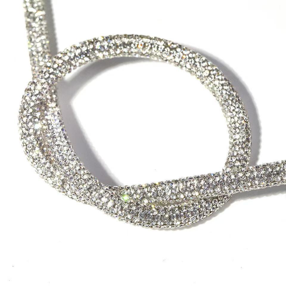 Rhinestone Soft Tube Strip for DIY Accessories
Rhinestone Soft Tube Strip for DIY Accessories