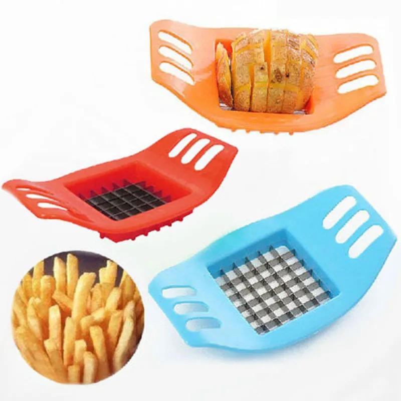 Stainless Steel Potato Cutter French Fry Cutters Plastic Vegetable Potato Slicer Chopper Kitchen Cooking Tool Potato Chip Slicer DBC VT1005 Randomly
Stainless Steel Potato Cutter French Fry Cutters Plastic Vegetable Potato Slicer Chopper Kitchen Cooking Tool Potato Chip Slicer DBC VT1005 Randomly