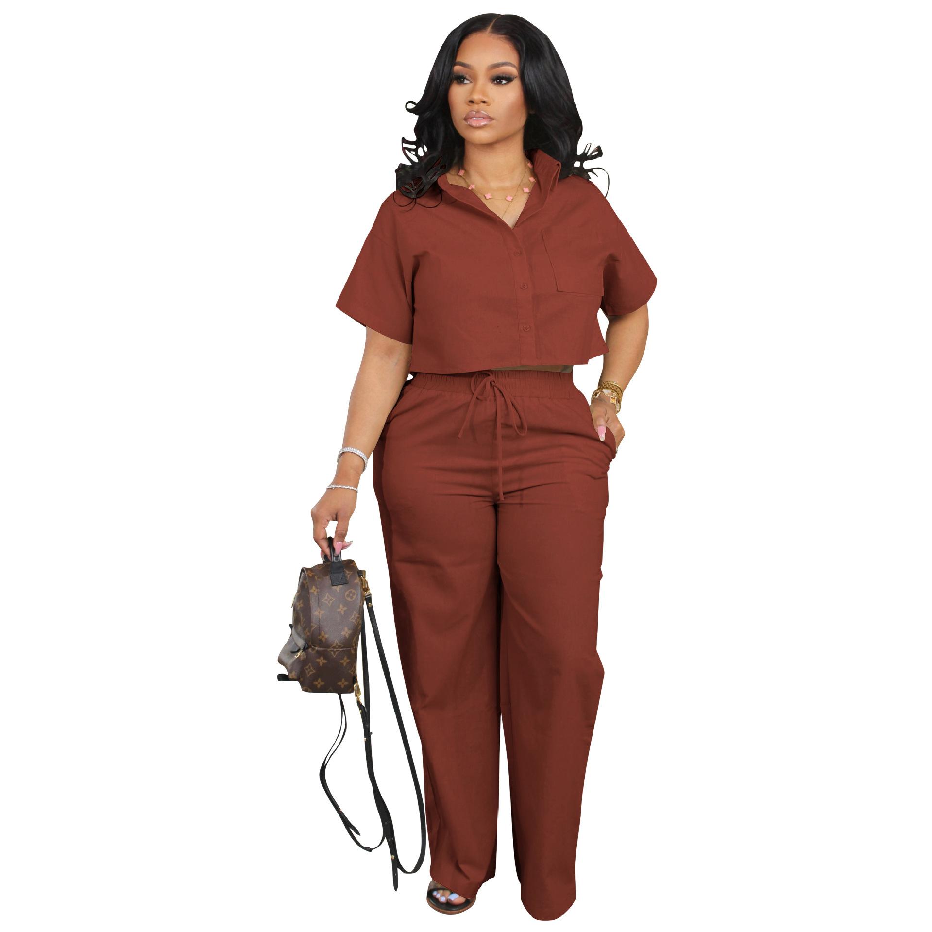 Жіночий комплект: лляна сорочка з короткими рукавами та широкі брюки, вуличний комплект із двох предметів, спортивний костюм S
Жіночий комплект: лляна сорочка з короткими рукавами та широкі брюки, вуличний комплект із двох предметів, спортивний костюм S