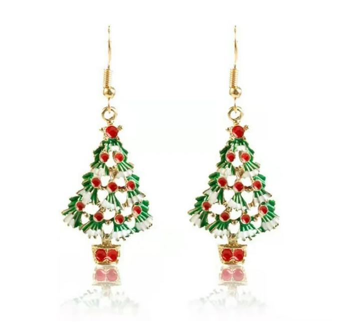 Christmas Earrings for Women - Xmas Dress Up Jewelry Earrings, Christmas Tree Earrings,Leaf Earrings, Red Bule Ball Earrings
Christmas Earrings for Women - Xmas Dress Up Jewelry Earrings, Christmas Tree Earrings,Leaf Earrings, Red Bule Ball Earrings