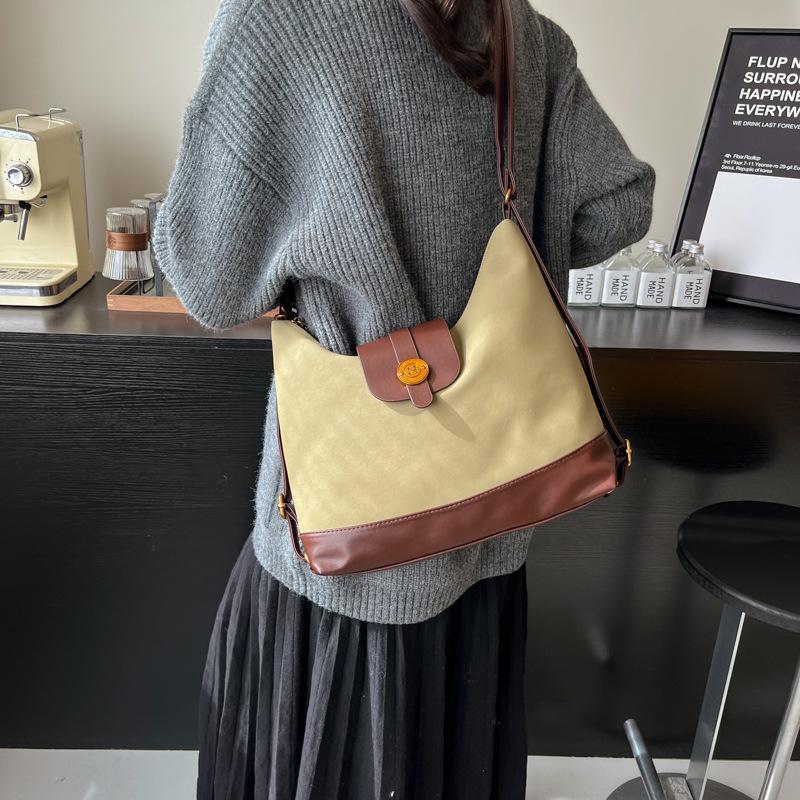 Contrasting color large-capacity bag women s 2025 new shoulder bag retro casual versatile fashion shoulder commuter bucket bag 29*12*22 зелёный
Contrasting color large-capacity bag women s 2025 new shoulder bag retro casual versatile fashion shoulder commuter bucket bag 29*12*22 зелёный