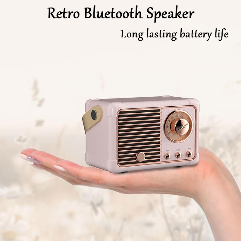 Ретро Bluetooth-динамик Креативный USB Mini Открытый U-диск TF-карта с FM-подарком Портативный маленький динамик
Ретро Bluetooth-динамик Креативный USB Mini Открытый U-диск TF-карта с FM-подарком Портативный маленький динамик