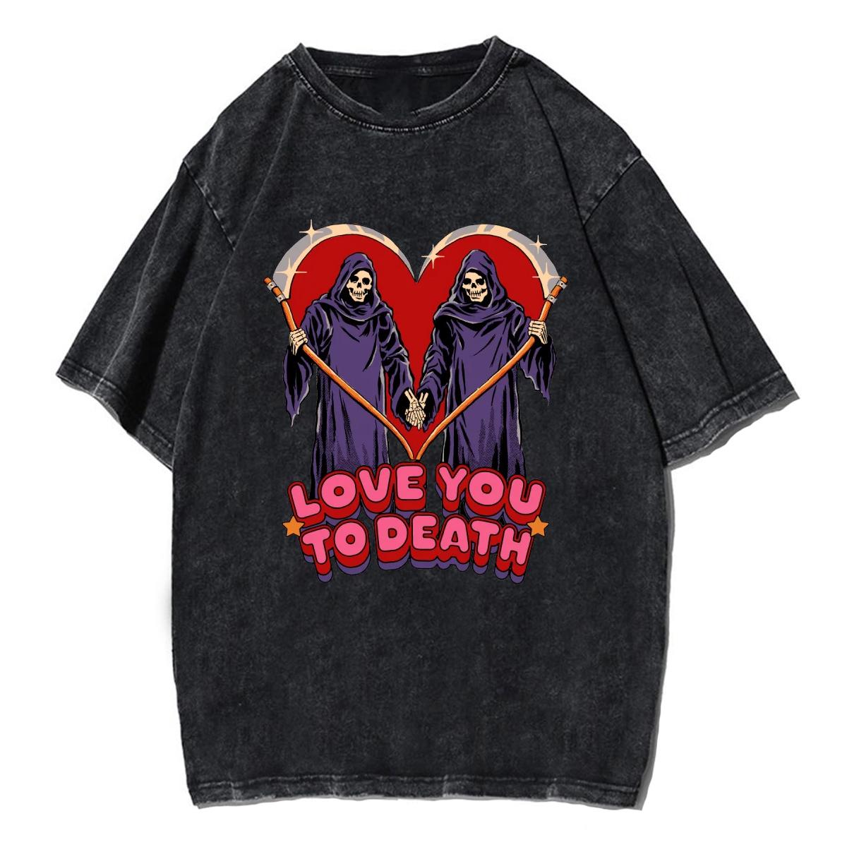 Love You To Death Tshirt Seasons T Shirt Men Women Unisex Y2K T-shirt Clothing Top Tee Cotton Wash Retro Shirts S
Love You To Death Tshirt Seasons T Shirt Men Women Unisex Y2K T-shirt Clothing Top Tee Cotton Wash Retro Shirts S