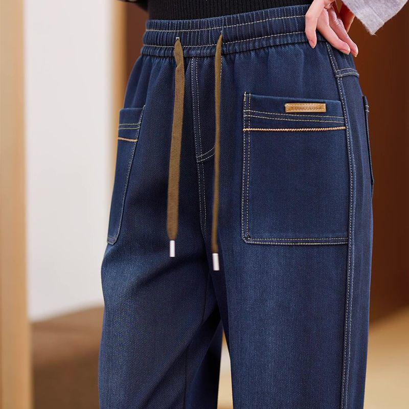 Women s Flannel-Lined High Waist Stretch Jeans with Big Pockets, Slimming Straight Leg, Elastic Waist - 2025 Autumn/Winter Collection. Size 27 S for 85-105 lbs
Women s Flannel-Lined High Waist Stretch Jeans with Big Pockets, Slimming Straight Leg, Elastic Waist - 2025 Autumn/Winter Collection. Size 27 S for 85-105 lbs