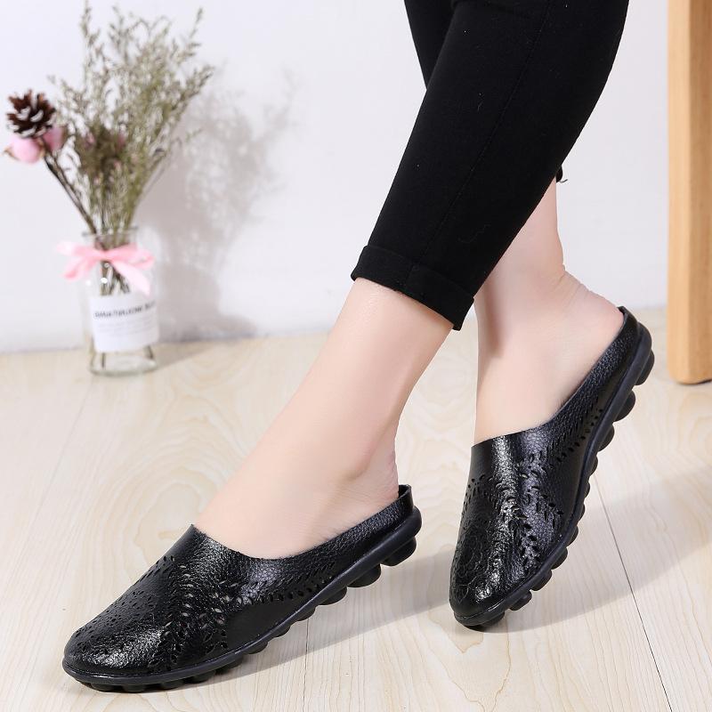 Large size hole shoes women s cowhide comfortable non-slip hollow slippers mother shoes casual home Doudou women s single shoes 45 темно-синього кольору
Large size hole shoes women s cowhide comfortable non-slip hollow slippers mother shoes casual home Doudou women s single shoes 45 темно-синього кольору