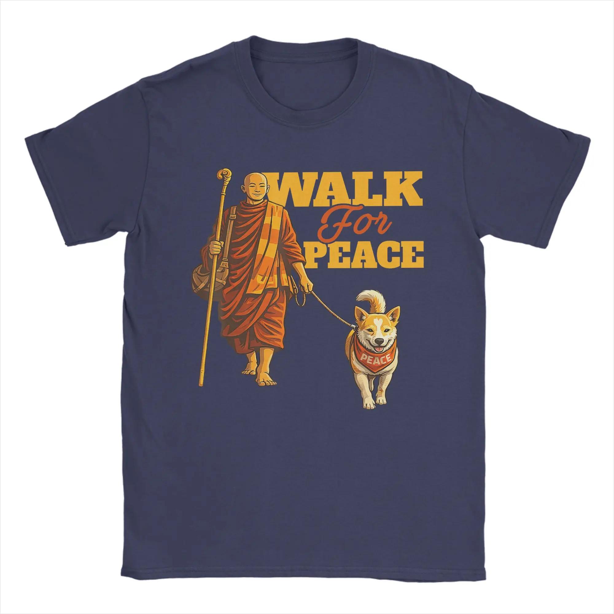 Casual T Shirt Summer Peace Walking Monks and Aloka Dog Walk for Peace Hipster T-Shirts for Men Y2K Retro Short Sleeve Clothing XXXL чорний
Casual T Shirt Summer Peace Walking Monks and Aloka Dog Walk for Peace Hipster T-Shirts for Men Y2K Retro Short Sleeve Clothing XXXL чорний