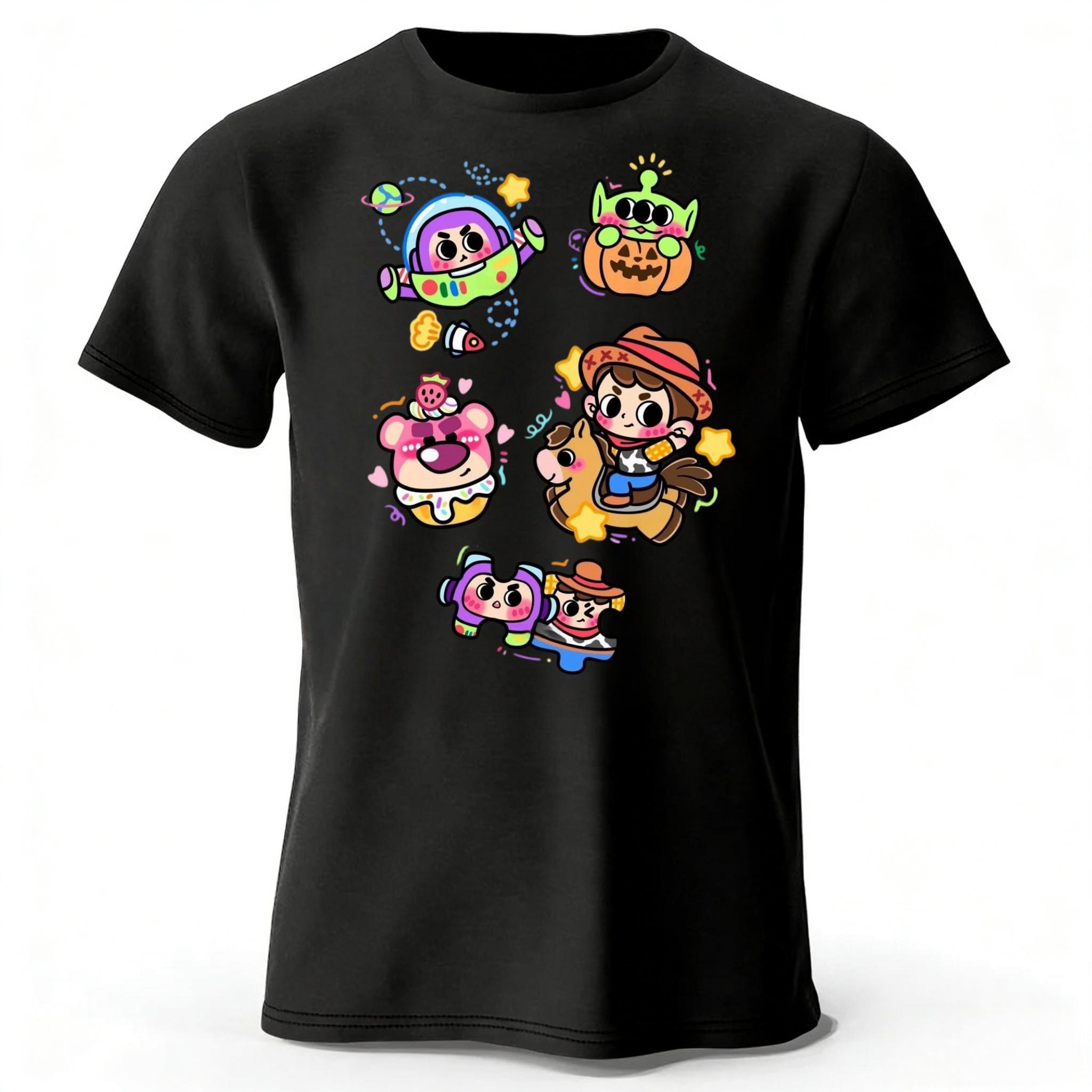 2026Latest Toy Story 5 Series Pure Cotton Short Sleeved Menswomens Daily Casual Soft Highquality Tshirt Plus Size Loose Top S
2026Latest Toy Story 5 Series Pure Cotton Short Sleeved Menswomens Daily Casual Soft Highquality Tshirt Plus Size Loose Top S