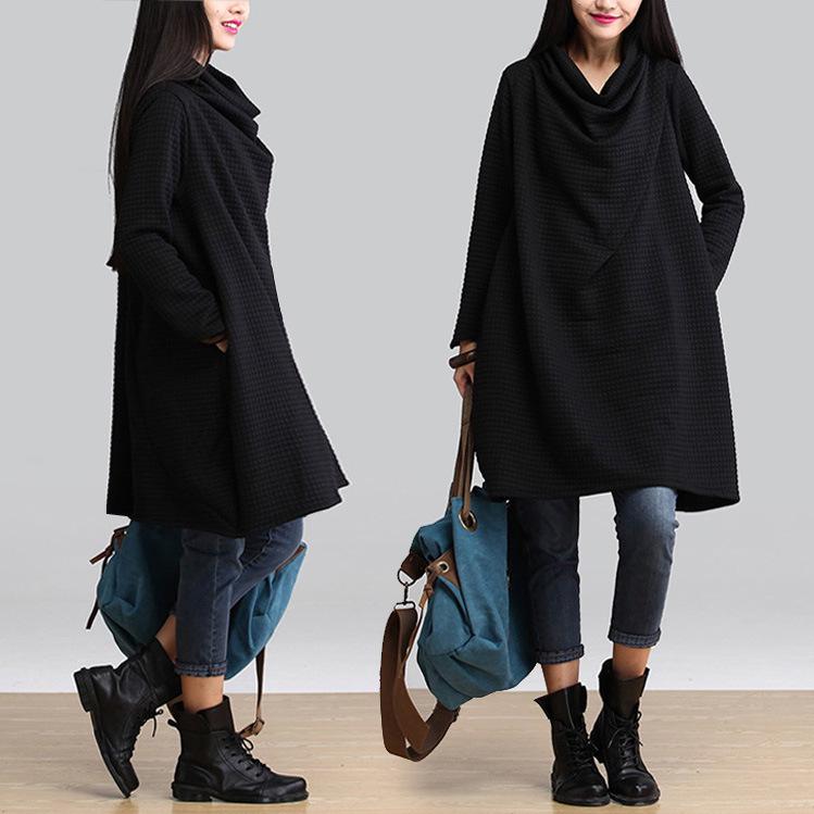 Весна и осень новая корейская версия женской одежды больших размеров литературный воротник-стойка среднее и длинное платье свободное и тонкое платье с длинными рукавами 4XL чёрный
Весна и осень новая корейская версия женской одежды больших размеров литературный воротник-стойка среднее и длинное платье свободное и тонкое платье с длинными рукавами 4XL чёрный