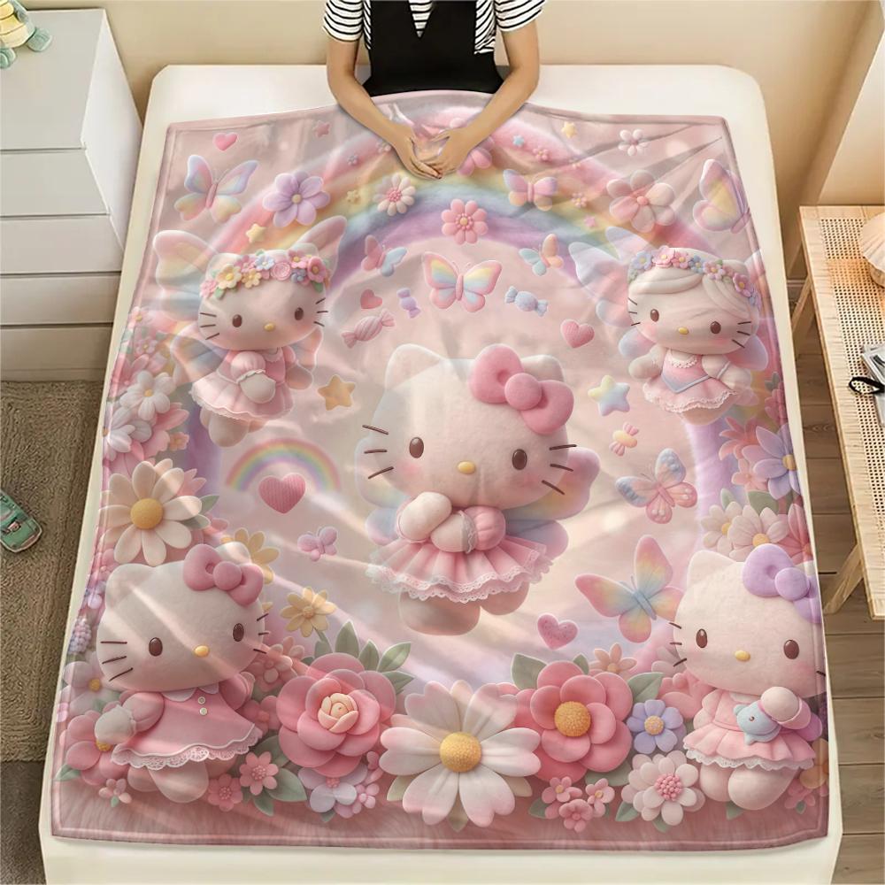 1 шт. Розовое фланелевое одеяло Hello Kitty с принтом, Высококачественное, Для всех сезонов, Декор для дома, Тепло и комфорт, Идеально для рождественских подарков 80cm x 120cm
1 шт. Розовое фланелевое одеяло Hello Kitty с принтом, Высококачественное, Для всех сезонов, Декор для дома, Тепло и комфорт, Идеально для рождественских подарков 80cm x 120cm