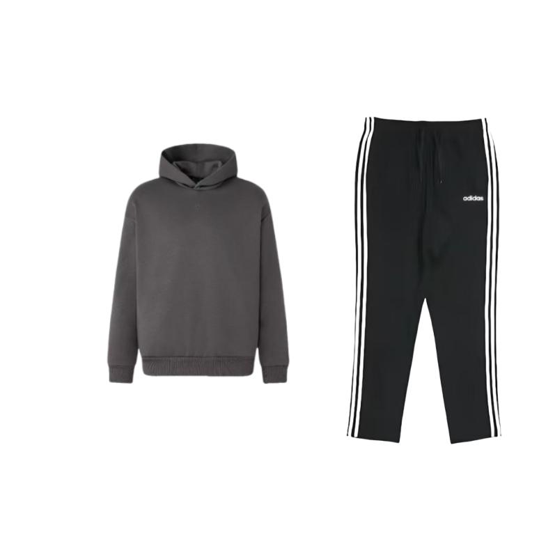 Adidas Minimalist Logo Comfortable Warm Fleece Hoodie Knit Stripe Design Long Pants Casual Sports Suit Men sweatshirt and pants DU0456+IX1964 S
Adidas Minimalist Logo Comfortable Warm Fleece Hoodie Knit Stripe Design Long Pants Casual Sports Suit Men sweatshirt and pants DU0456+IX1964 S