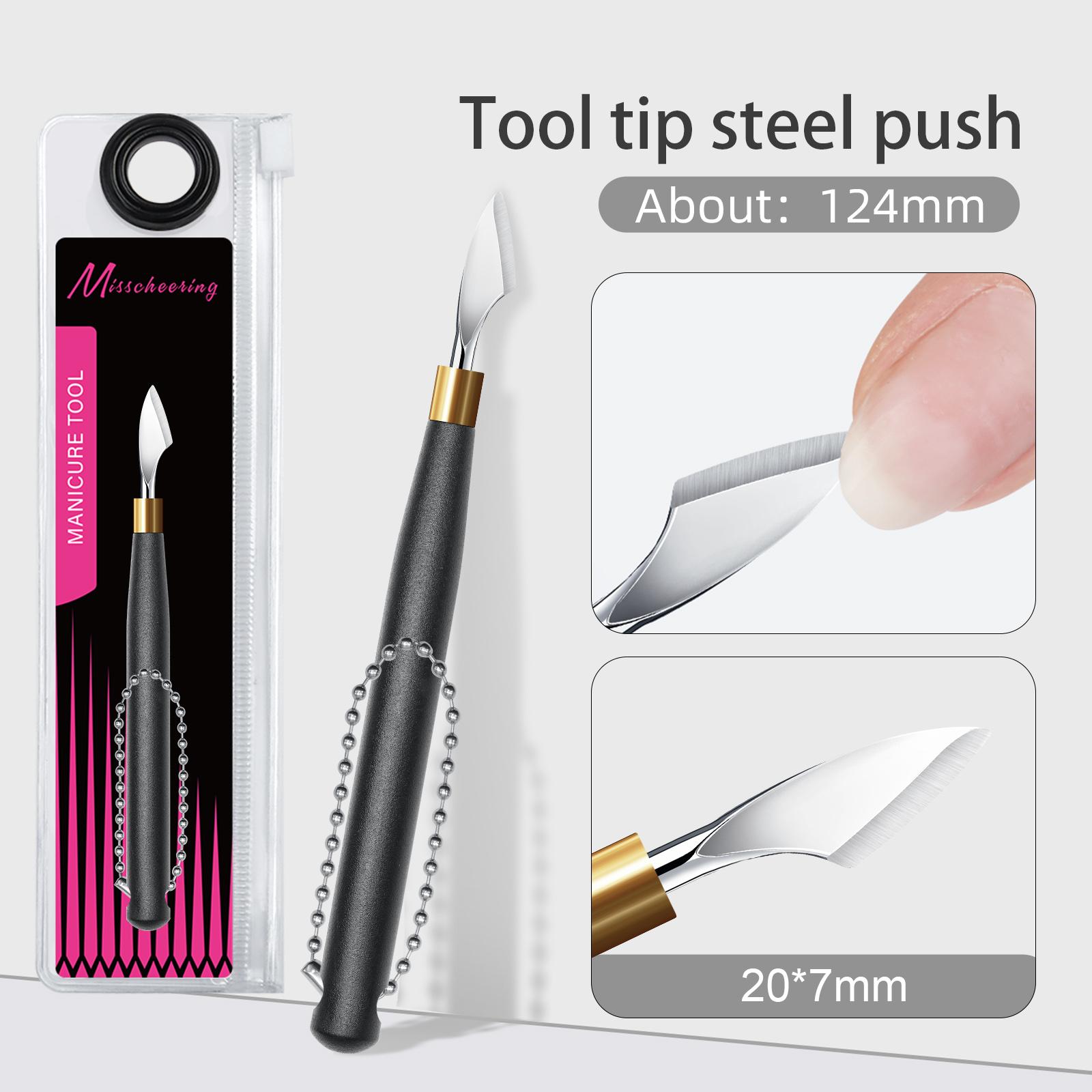 Чёрная ручка крючкообразный пушер для кутикулы средство для удаления лака гель скребок нержавеющая сталь чистый маникюрный инструмент для нейл-арта
Чёрная ручка крючкообразный пушер для кутикулы средство для удаления лака гель скребок нержавеющая сталь чистый маникюрный инструмент для нейл-арта