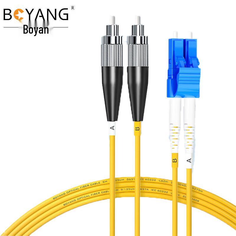 Boyang Telecom Grade LC-FC Single-Mode Duplex Fiber Optic Patch Cable
Boyang Telecom Grade LC-FC Single-Mode Duplex Fiber Optic Patch Cable