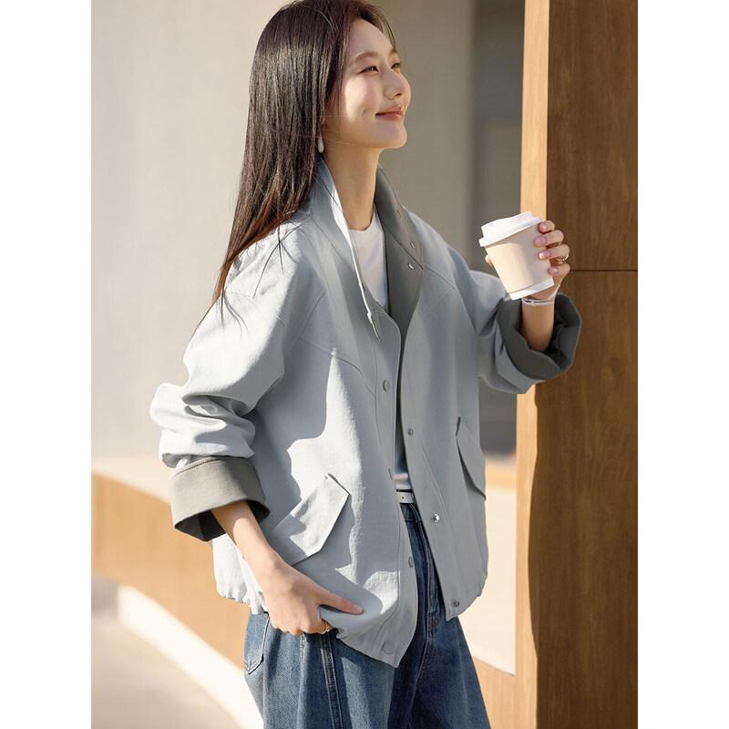XWI Women s Color-Block Stand Collar Workwear Jacket L
XWI Women s Color-Block Stand Collar Workwear Jacket L