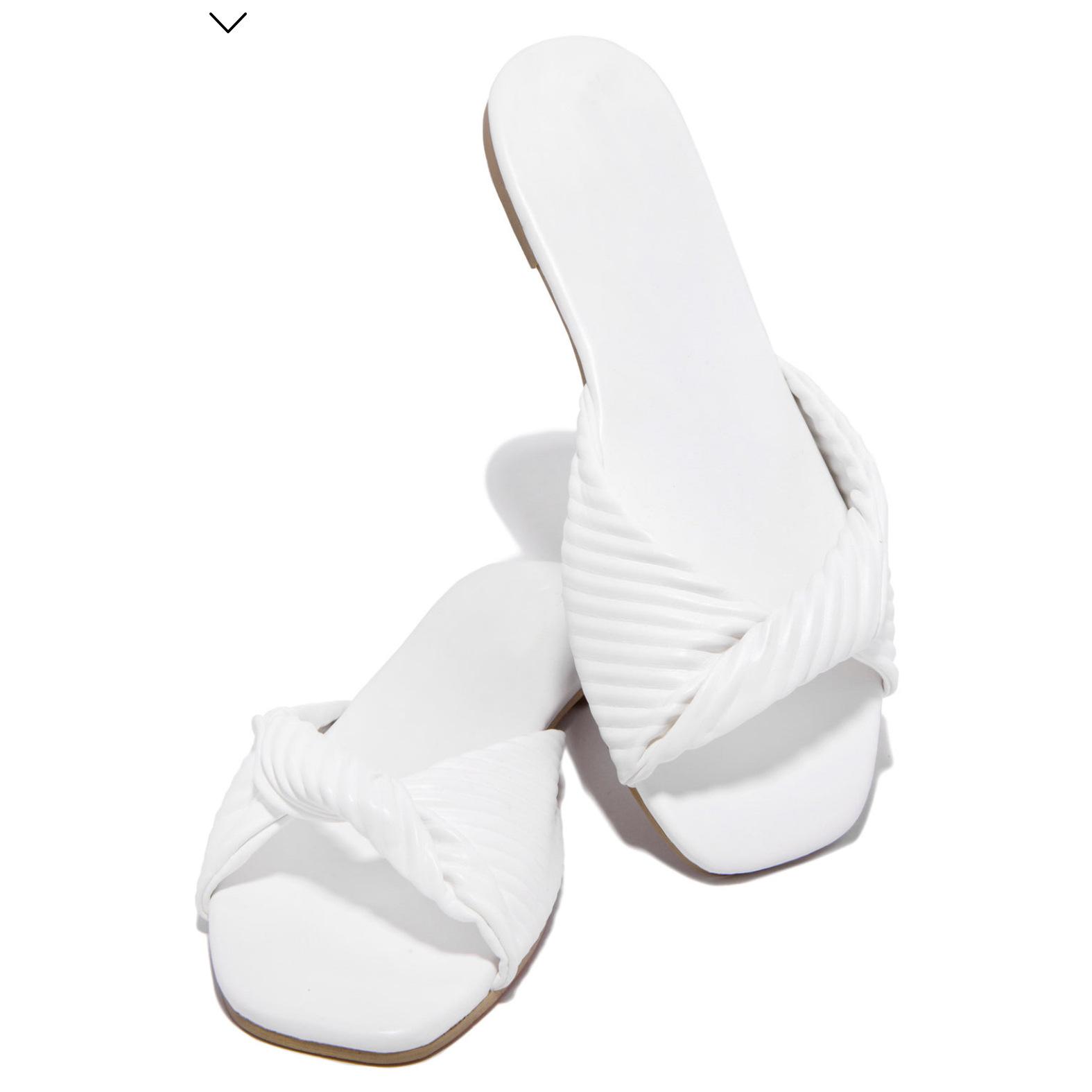 Европейские и американские шлепанцы на плоской подошве Женские шлепанцы Шлепанцы Женские однотонные домашние прохладные шлепанцы 42 белый
Европейские и американские шлепанцы на плоской подошве Женские шлепанцы Шлепанцы Женские однотонные домашние прохладные шлепанцы 42 белый