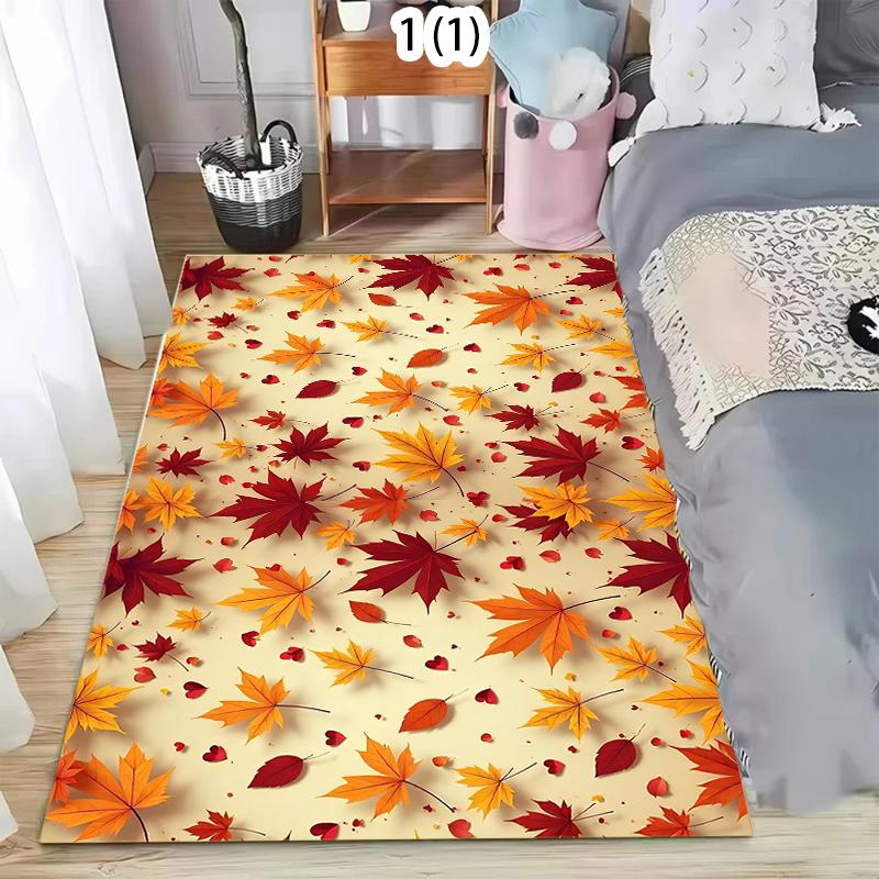 Rug Carpet Mat Non-Slip Autumn Maple Leaf Falling Area Rug Living Room Bedroom Entryway Kitchen Nursery Playroom Fall Home Decor 40X60cm
Rug Carpet Mat Non-Slip Autumn Maple Leaf Falling Area Rug Living Room Bedroom Entryway Kitchen Nursery Playroom Fall Home Decor 40X60cm