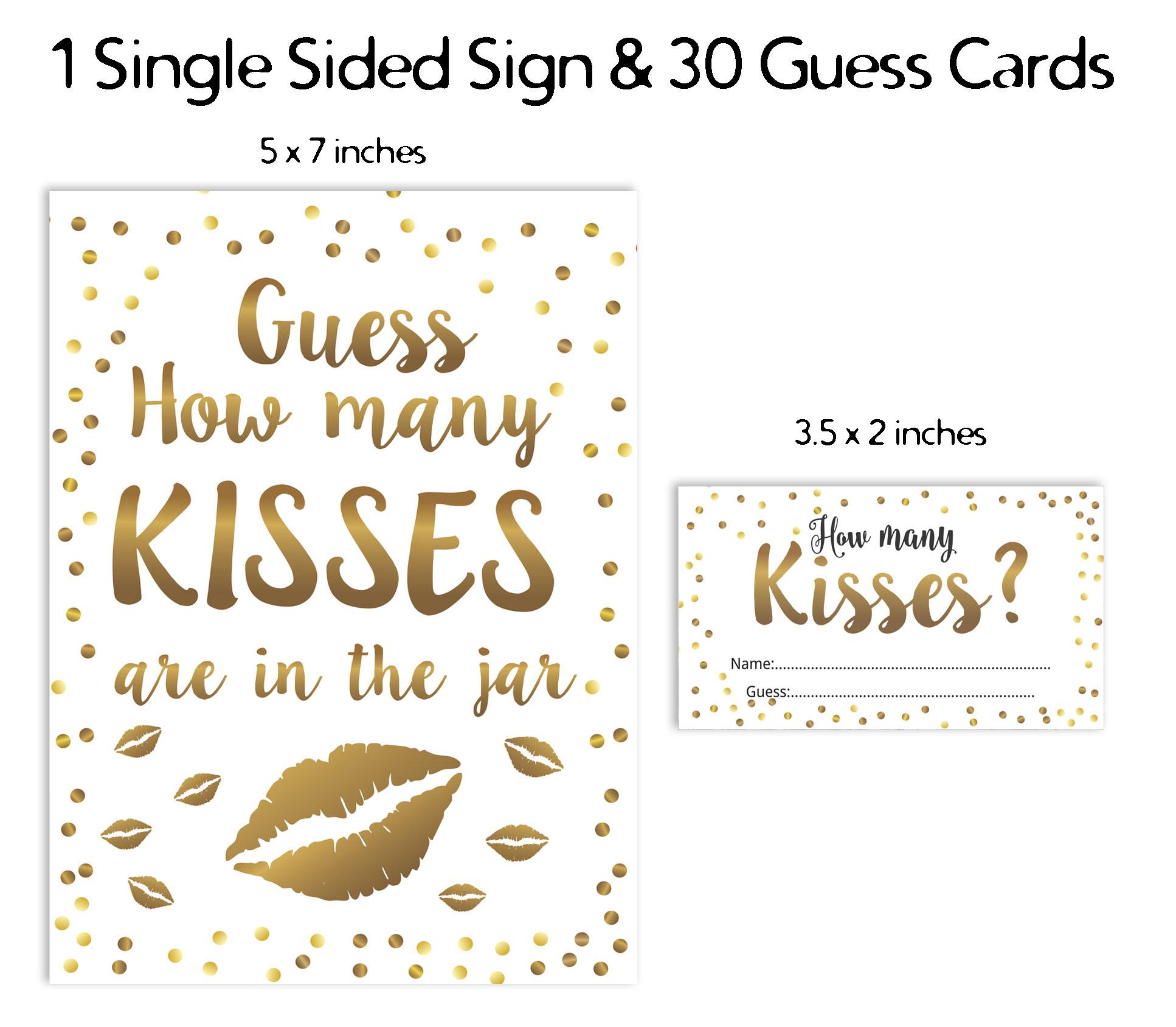 Inkdotpot 1 Sign + 30 Cards How Many Kisses in The Jar White Gold Confetti Bridal Shower Game 3.5 x 2 Inches белый
Inkdotpot 1 Sign + 30 Cards How Many Kisses in The Jar White Gold Confetti Bridal Shower Game 3.5 x 2 Inches белый
