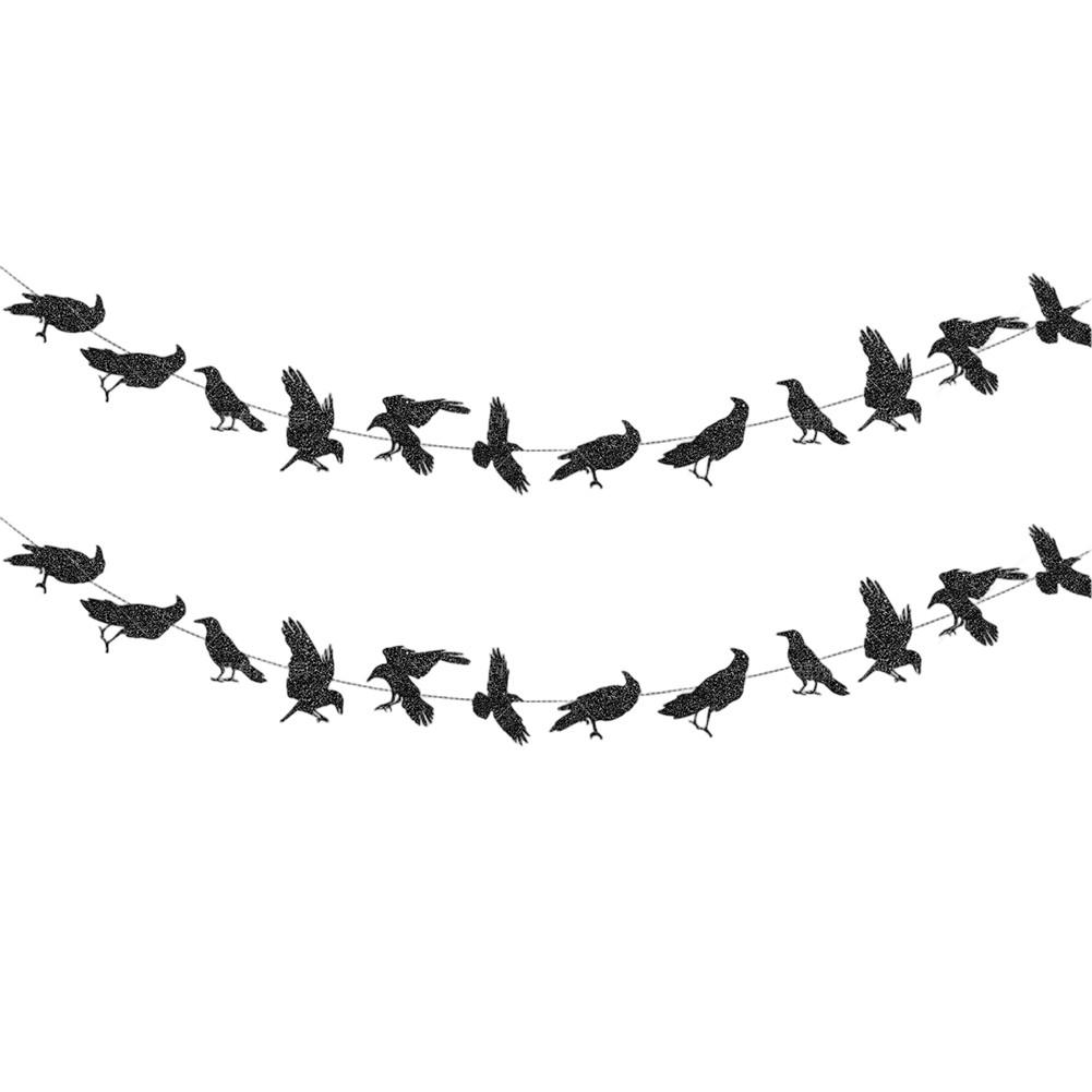 Хэллоуин Ворон Баннеры Бумажные Цветочные Кольца Украшение для Вечеринки
Хэллоуин Ворон Баннеры Бумажные Цветочные Кольца Украшение для Вечеринки