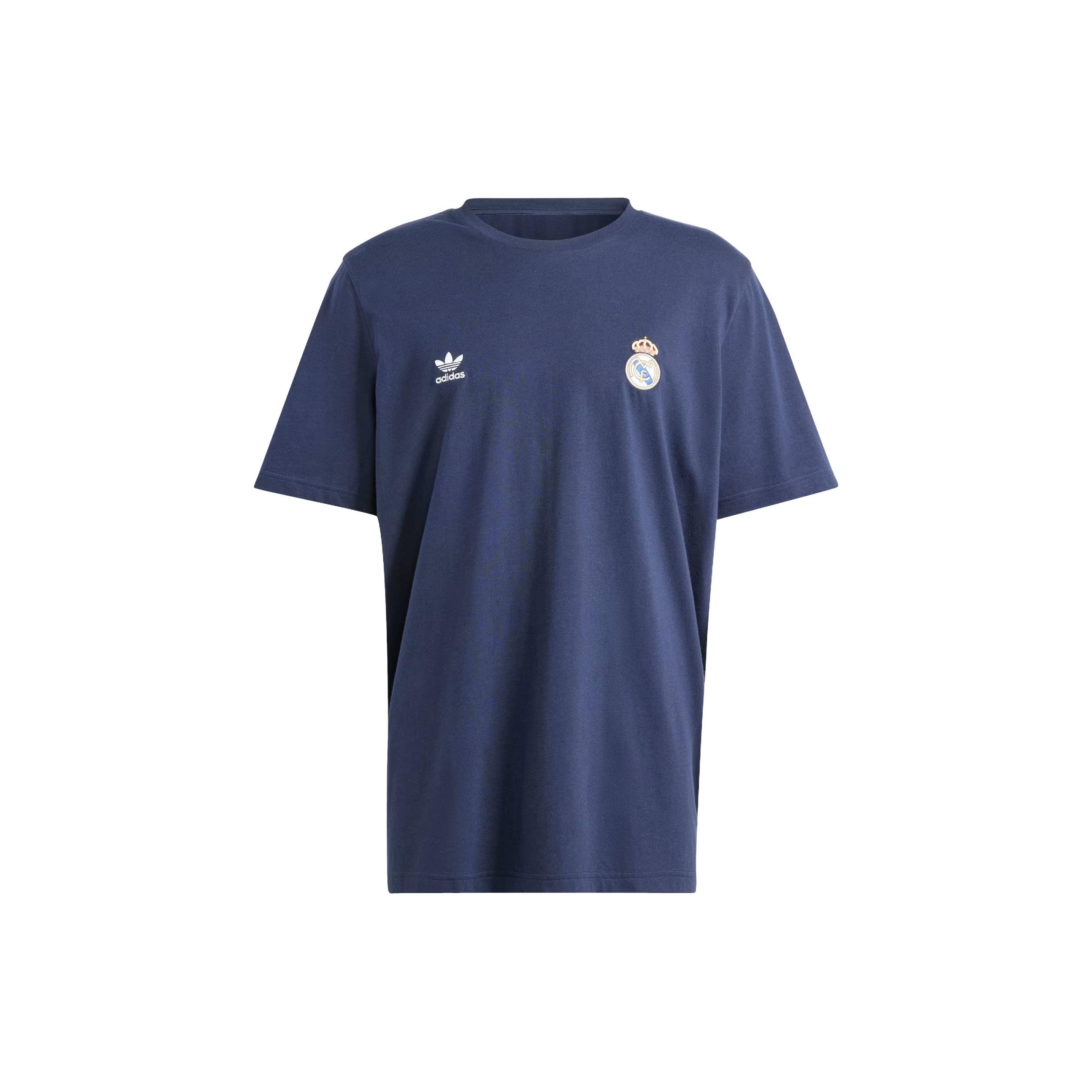 Adidas Оригинальная мужская футболка Real Madrid Essentials с трилистником, топы Legend-Ink IL1028
Adidas Оригинальная мужская футболка Real Madrid Essentials с трилистником, топы Legend-Ink IL1028