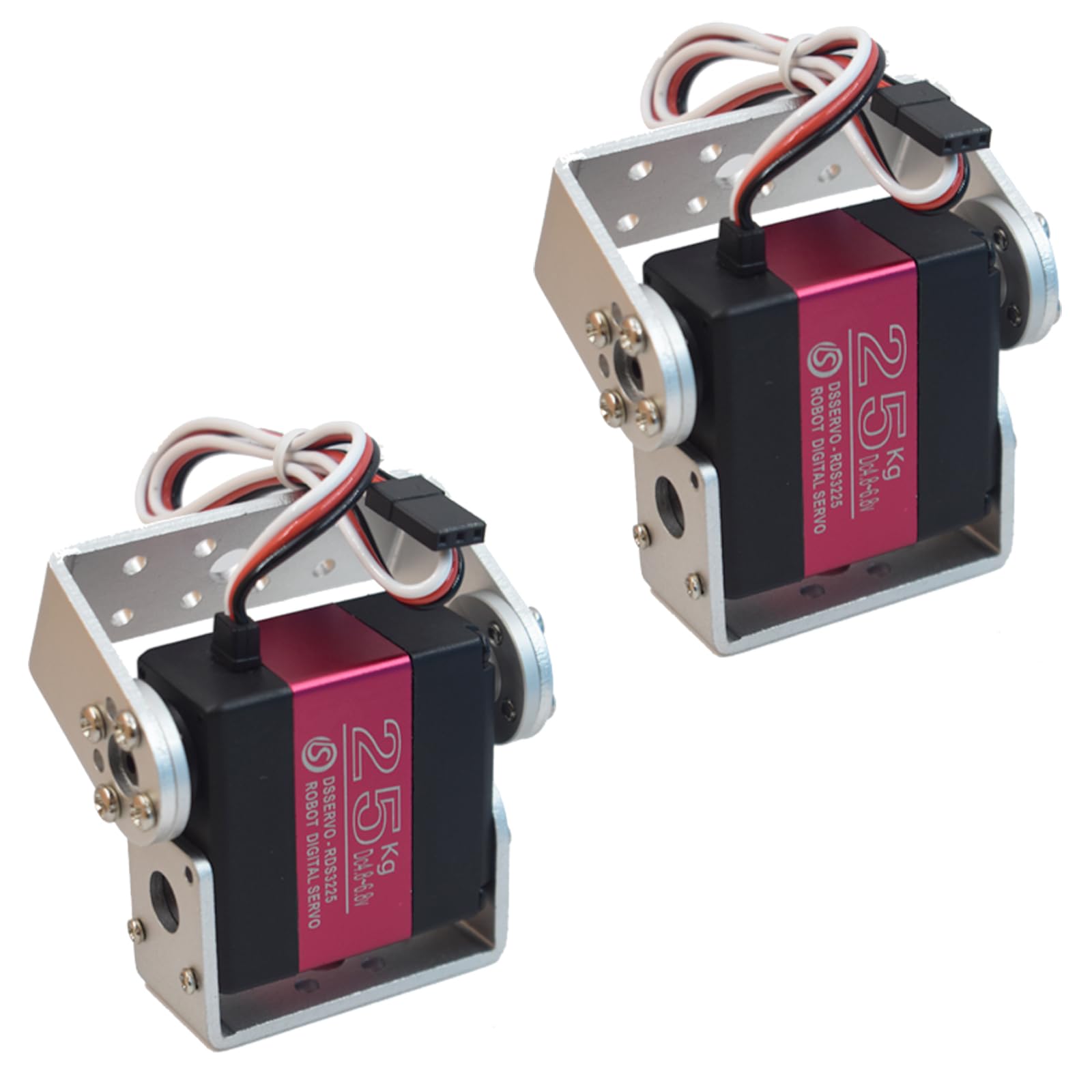 2Pcs 25KG Digital RC Servo RDS3225 Waterproof High Torque Full Metal Gear Dual Shaft Robot Servo with U Mount Bracket Compatible with RC Car Crawler червоний
2Pcs 25KG Digital RC Servo RDS3225 Waterproof High Torque Full Metal Gear Dual Shaft Robot Servo with U Mount Bracket Compatible with RC Car Crawler червоний